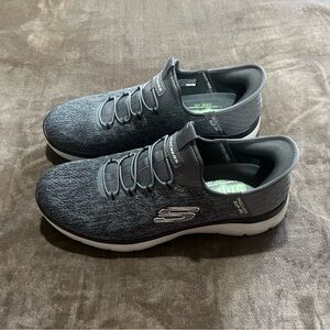 Skechers Men's Dark Gray Athletic Sneakers